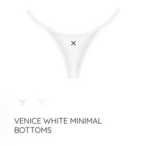 White boutine bottoms never worn before with tags